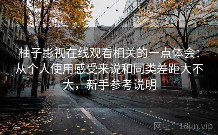 柚子影视在线观看相关的一点体会：从个人使用感受来说和同类差距大不大，新手参考说明